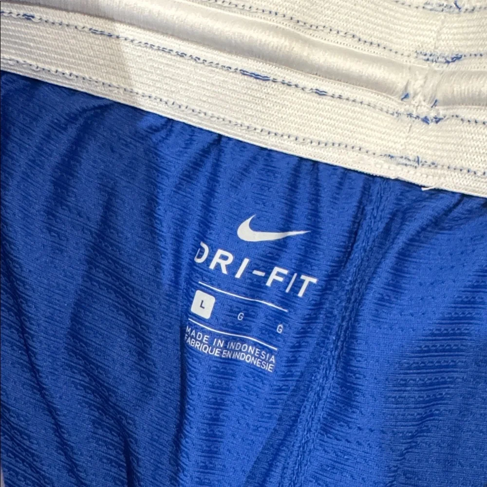 Nike Dri-Fit Blue/White Duke University Basketball Shorts SIZE L